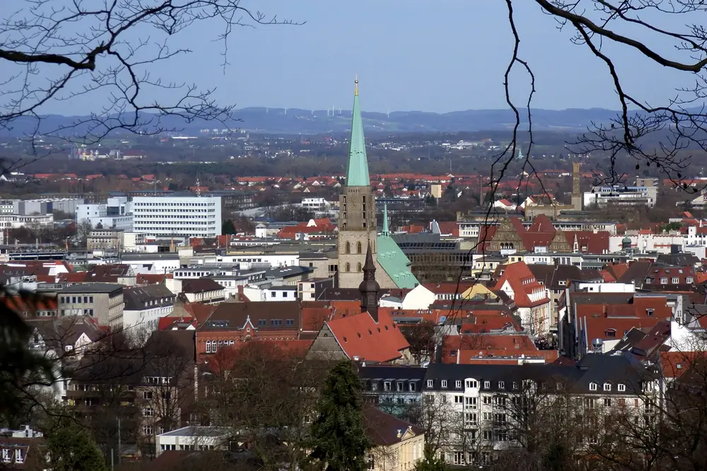 View from the Johannisberg over the roofs of the old town