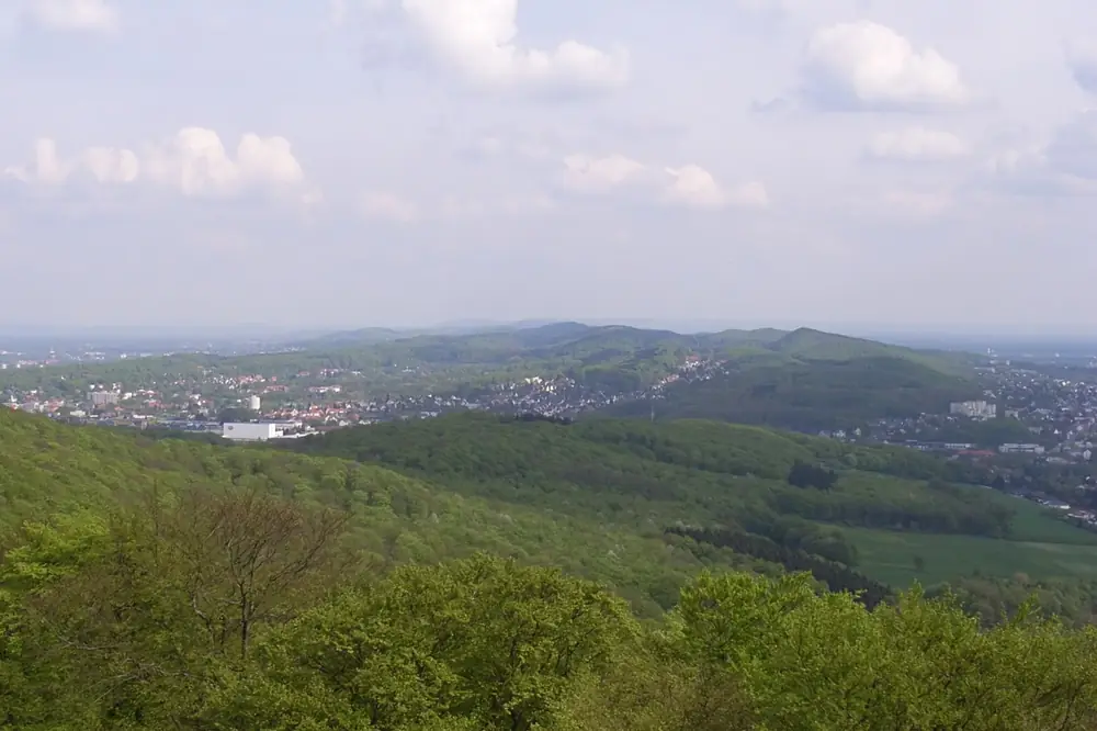 View from the Hünenburg tower